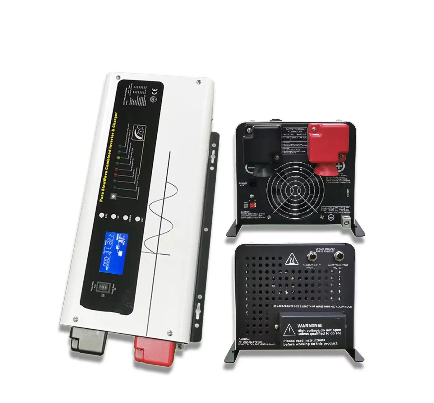 3KW 4KW 5KW 6KW Inverters China Wholesale Solar Low Frequency Inverter 12V 24V 48V Battery Hybrid Charger Converter Inverters
