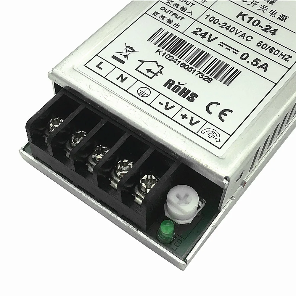 Mini ac-dc power supply 10W 24V 0.5A,Single Output for Led Driver,Ultrathin smps power supply 110V/220V to 24V