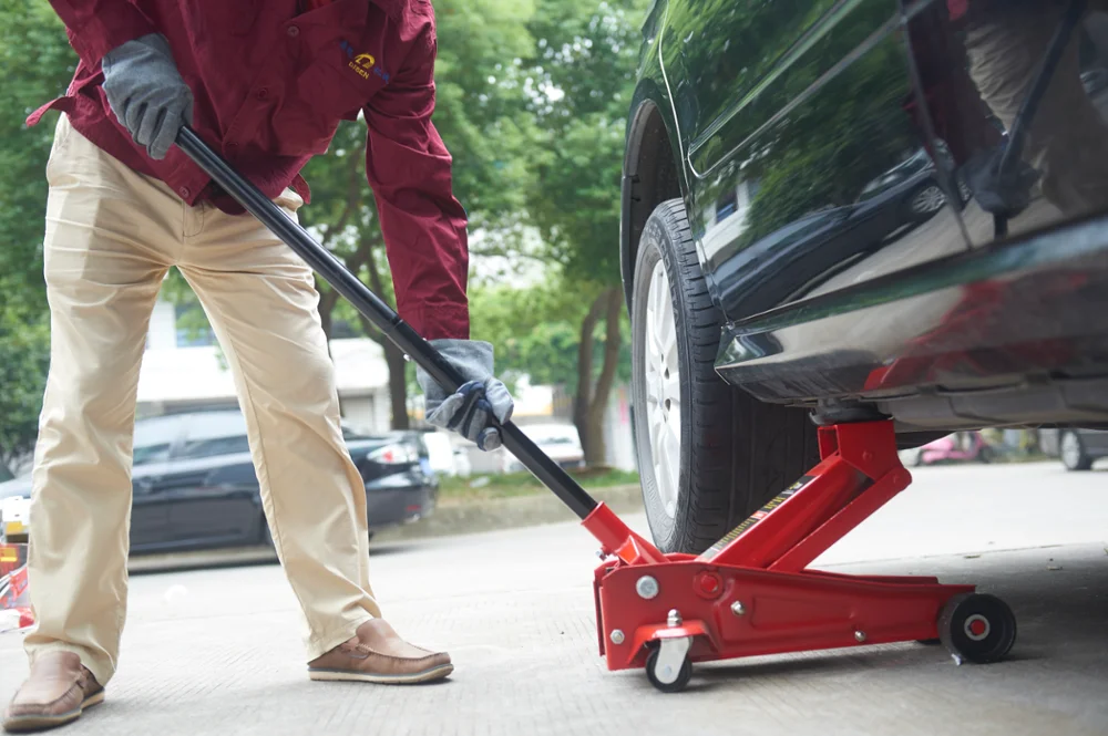 3Ton hot sale single oil pump fast lifting horizontal hydraulic floor auto car lifts trolley heavy duty jack