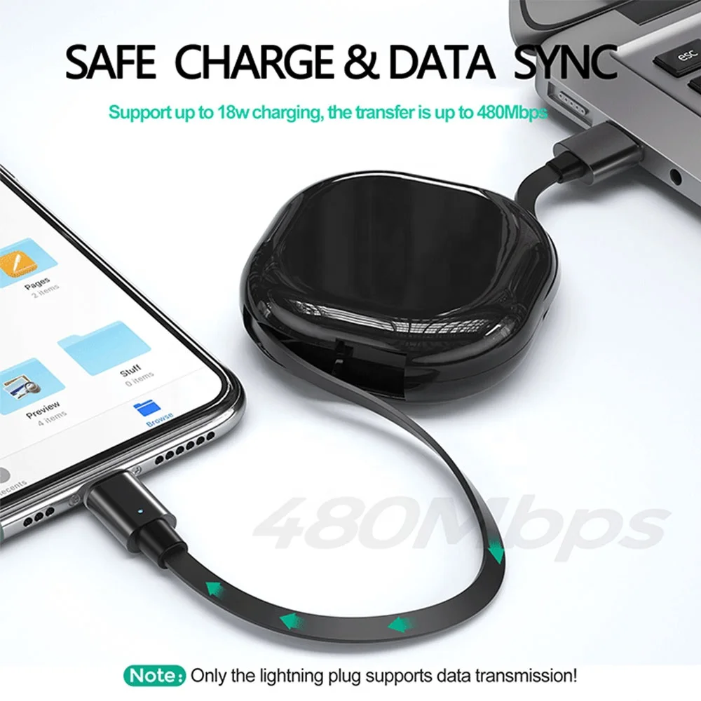  IPSKY заводской брендовый односторонний выдвижной одиночный usb Автоматический оттягивающий зарядный 3 Магнитный usb-кабель для