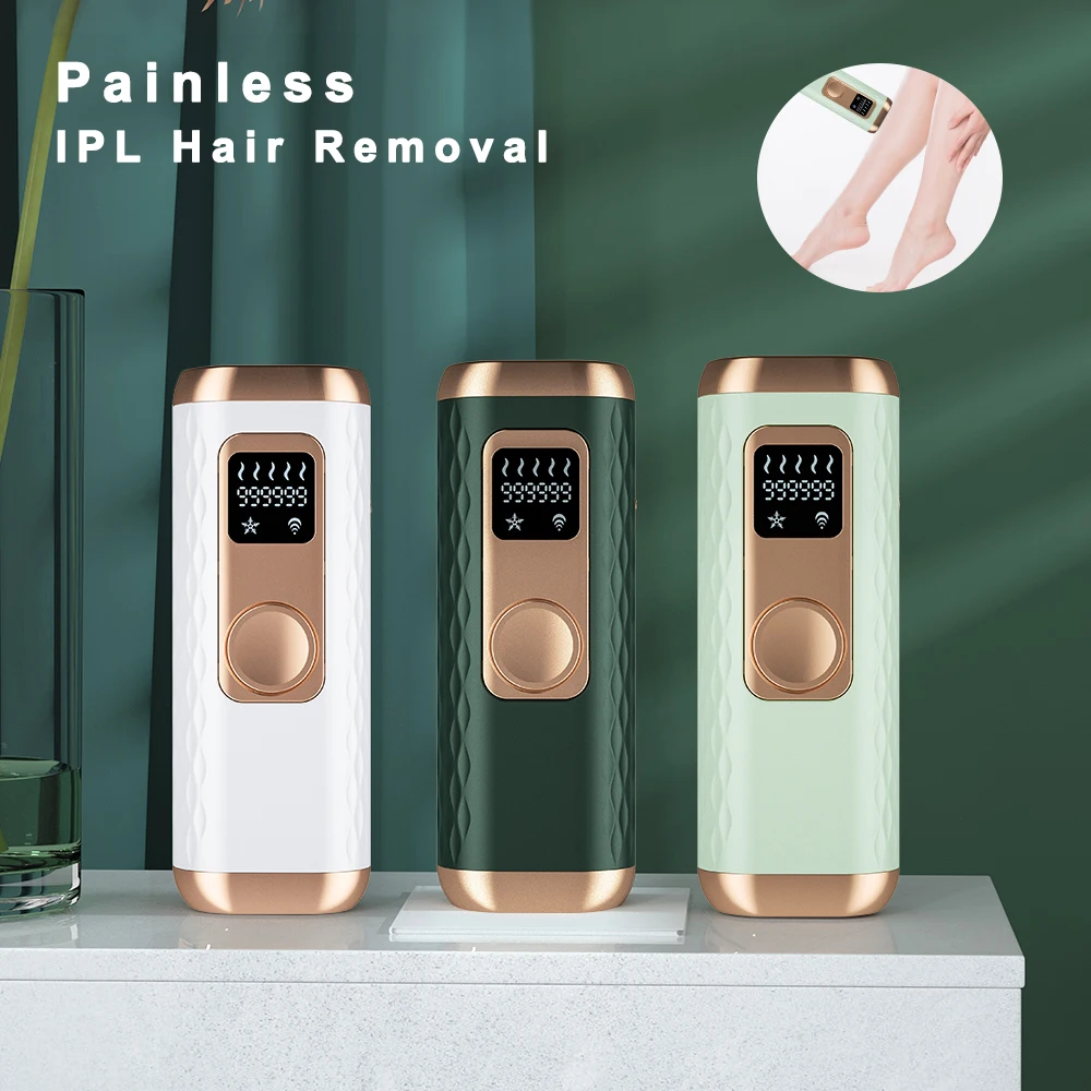 Hot Selling Ice Cool Ipl Hair Removal Machine Laser Ice Cooling Home Use Permanently Hair Removal Device