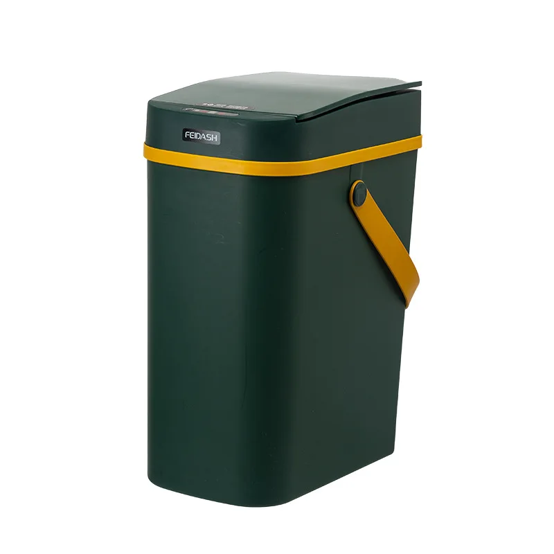 U shape10L plastic dust bins sensor dustbin intelligent trashcans smart trash can automatic