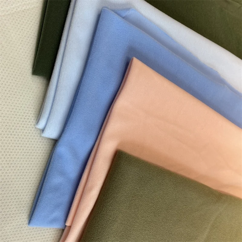 100% nylon soft magic adhesive tricot one side brushed knit loop velvet fabric supplier for bra buckle lining