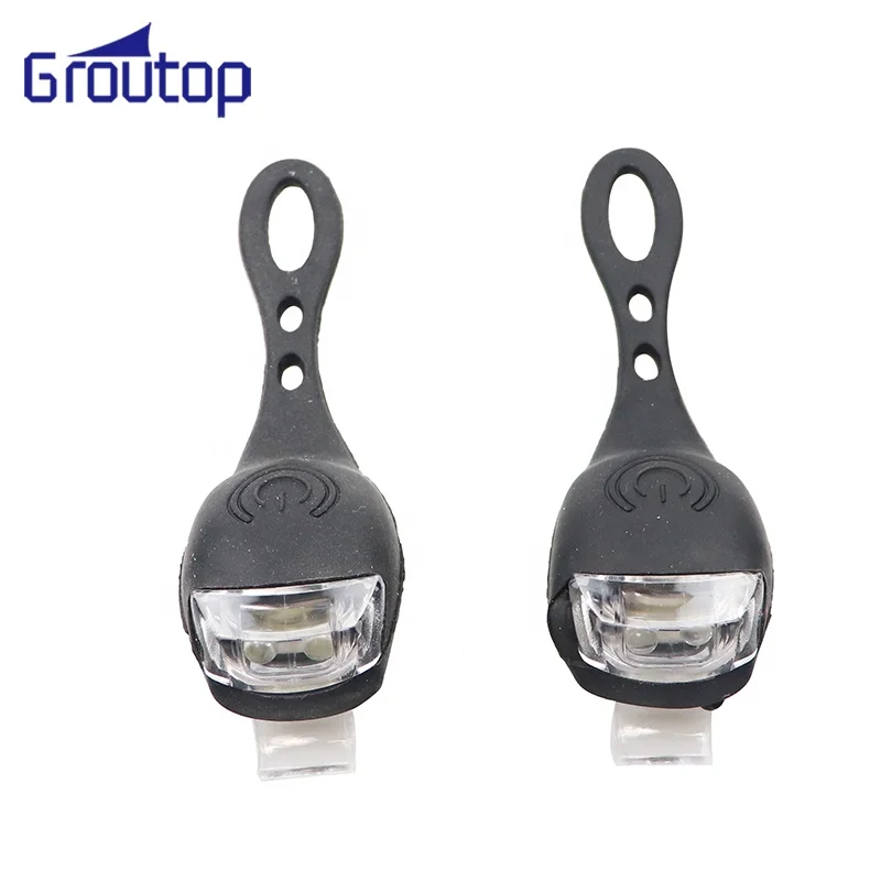 New Design High Capacity Colorful Safety Road Mountain Bike Light Set Helmet Safety Warning Bike Lamp LED Set