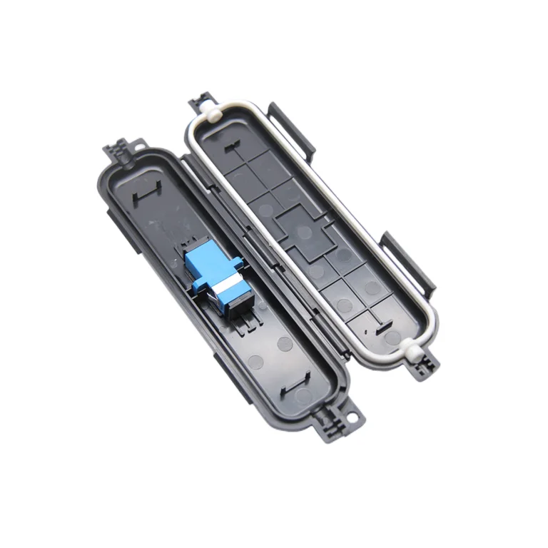 Drop Optical Fiber Protection Box Cable Protection Box with SC Adapter Type Waterproof Protected Box