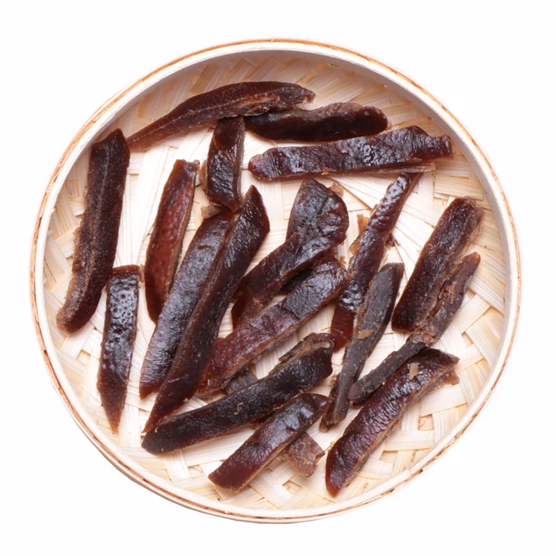 Orange peel, instant water soaked snack, candied fruit snack