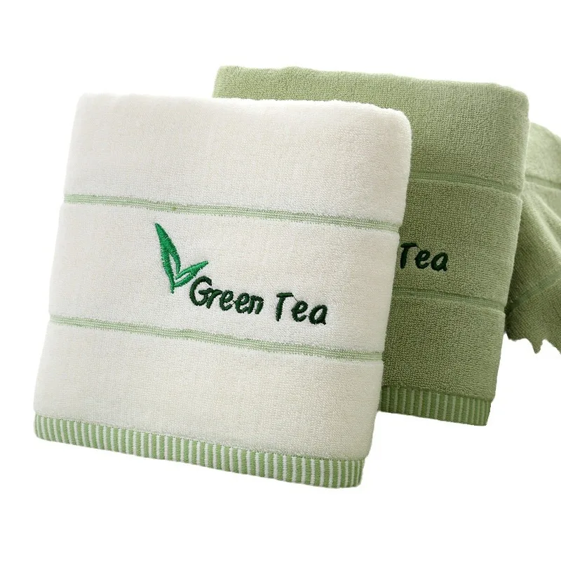 Bulk 32s solid colors towels bath 100otton Plant embroidery cotton bath towel