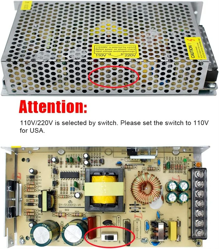 ac dc power supplies 5v 24v 2A 3A 5A 10A 12.5 amp 15A 20A 30a 40A 50 A 12v led switching power supply