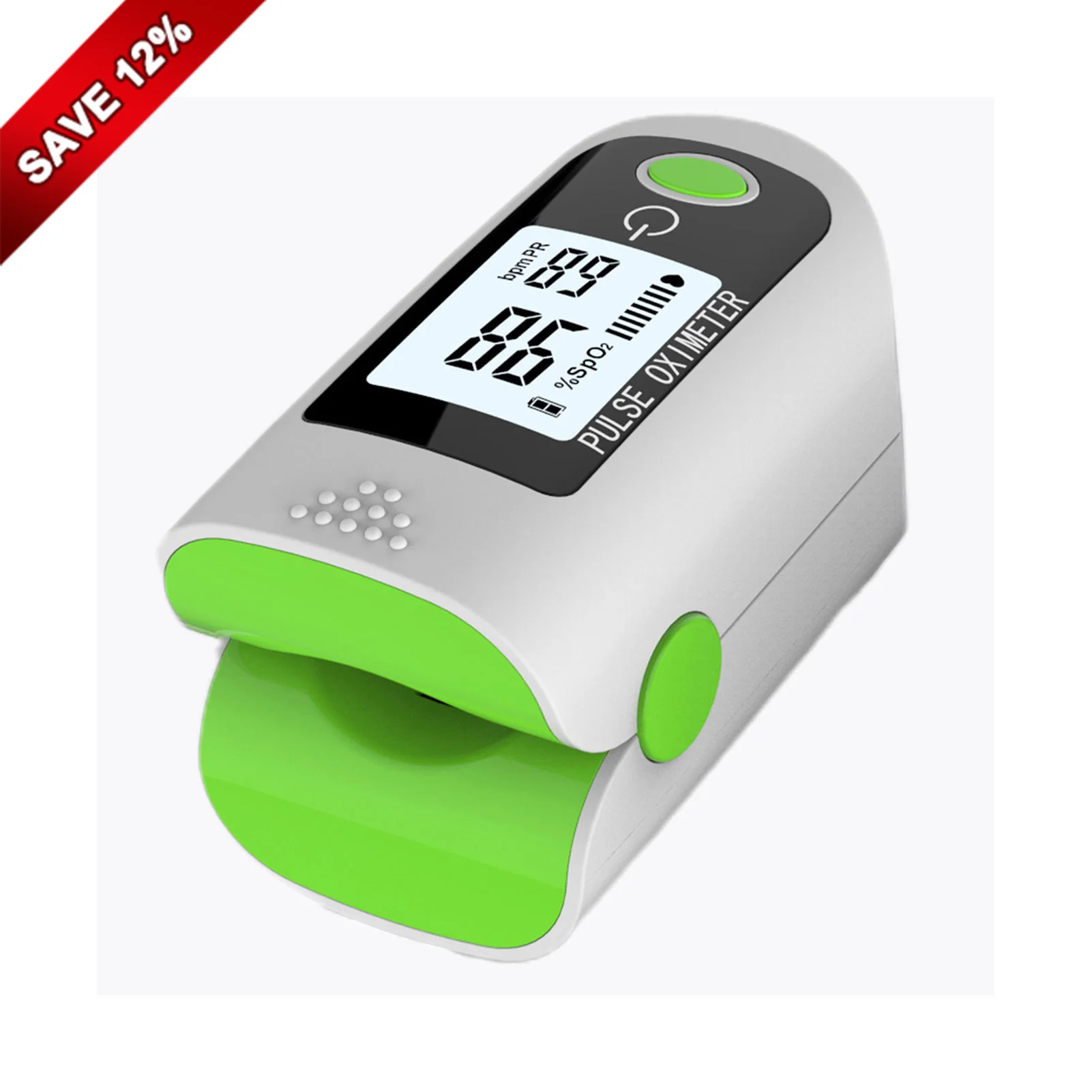 X1805 Finger Pulse Oximeter Larger Display Blood Oxygen Monitor with Batteries and Lanyard Included Fingertip Pulse Oximeter