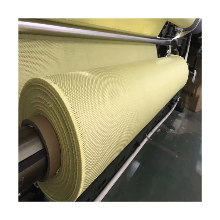 Высокопрочная пуленепробиваемая 1500d простая кевларовая арамидная волоконная ткань для продажи