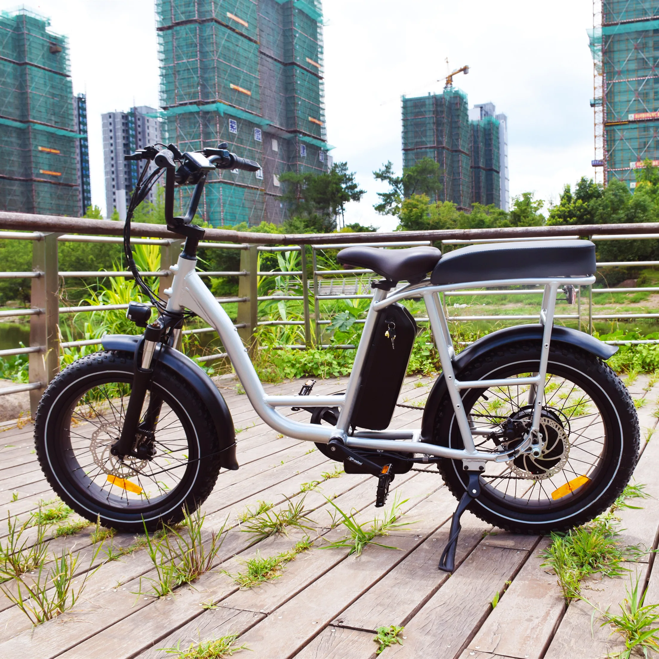 Latest 48V 500w Motor Fast Electric Mountain Bikes /Electric Bike Full Suspension Fat Tire Electric Bike