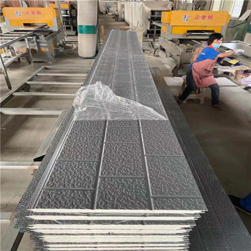 China Factory High quality Colorful sandwich panel decorative sheet metal doors panels