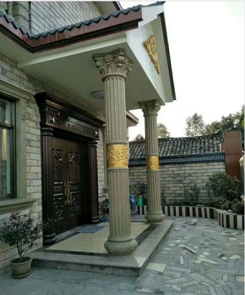 concrete Roman column pillar molds