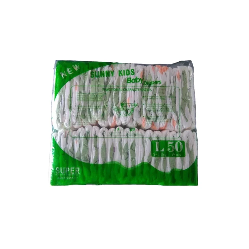 high quality cheap baby diaper  in bales, S / M / L / XL cartoon printed disposable second class baby diapers in stocklots