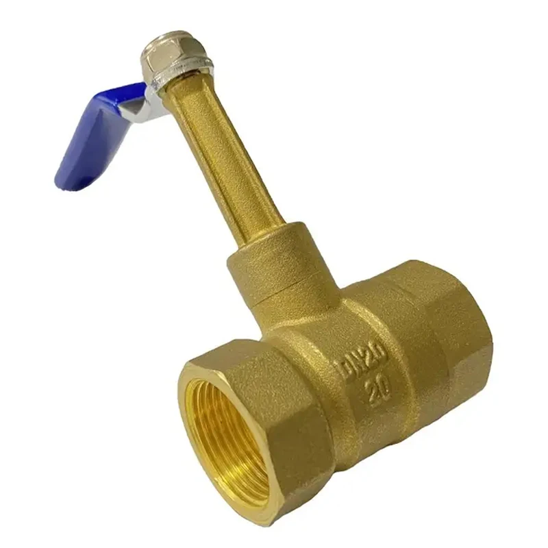 Tall Brass High Stem High Pressure Thickened Ball Valve Switch Heightened Handle Ball Valve