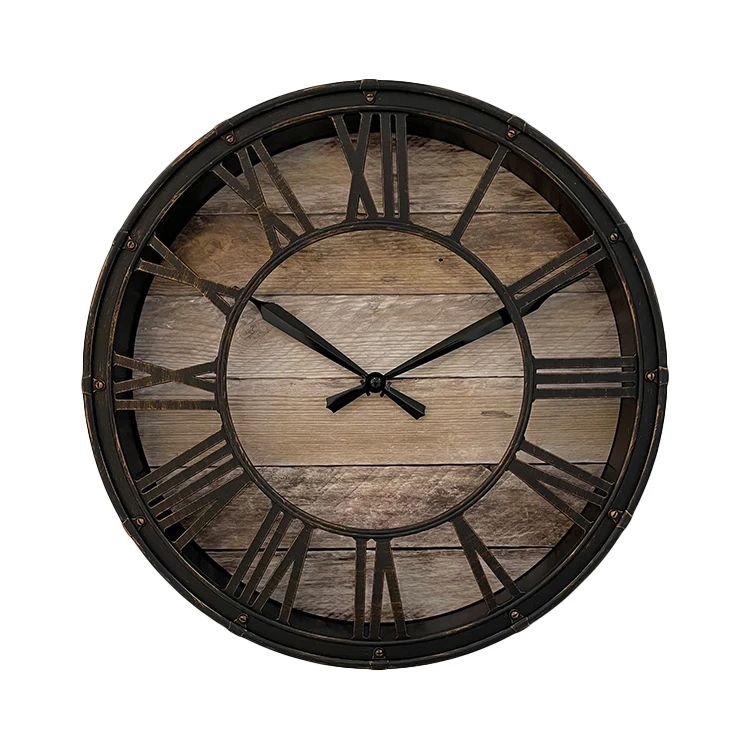 Factory Sale Various Retro Wall Plastic Clock Designer Home Decor Using