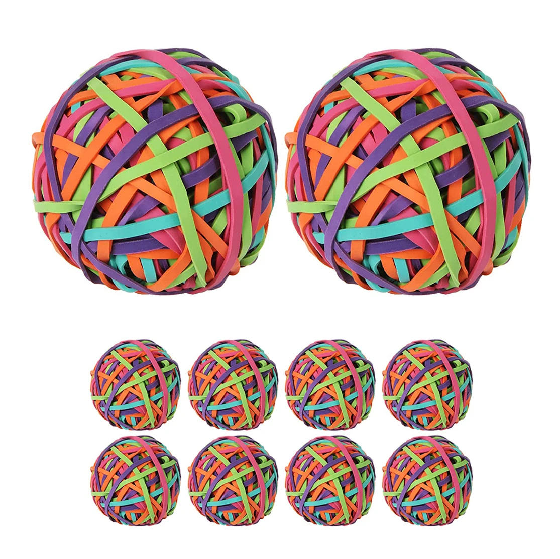 Красочные эластичные резиновые ленты для офисных школьных принадлежностей