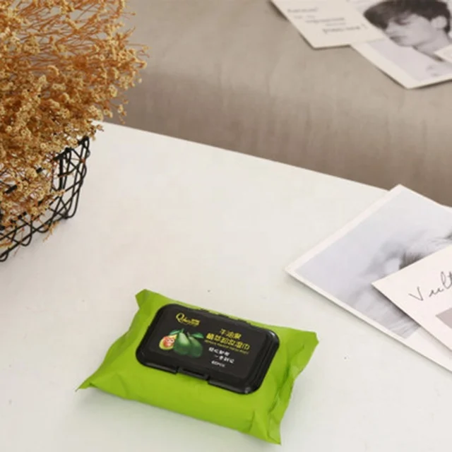 Makeup Remover Wipes Private Label Fruity Non-Alcoholic Face Cleansing Wet Wipes