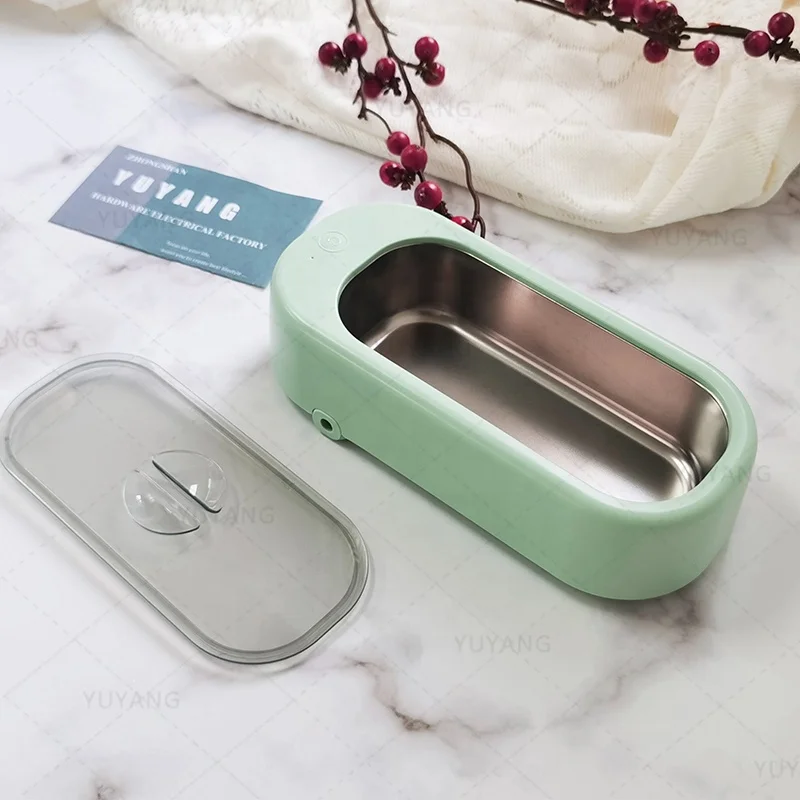 One Touch 12V 48000Hz Ultrasonic Jewelry Cleaner Portable Ultrasonic Cleaner for Cleaning Jewelry glasses Watches Shaver