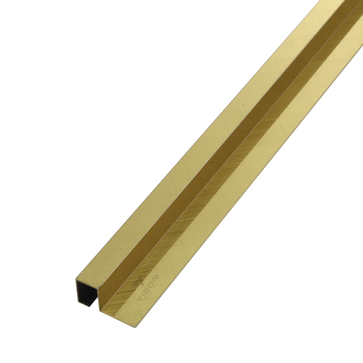 Gold Brushed Stainless Steel Corner Guard Q R Shape Tile Transition Profile Tile Trim