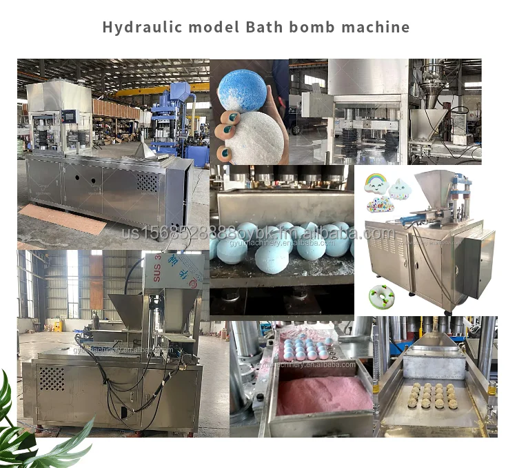 Automatic bath salts press machine hydraulic bath bomb balls press machine for hot sale 2024
