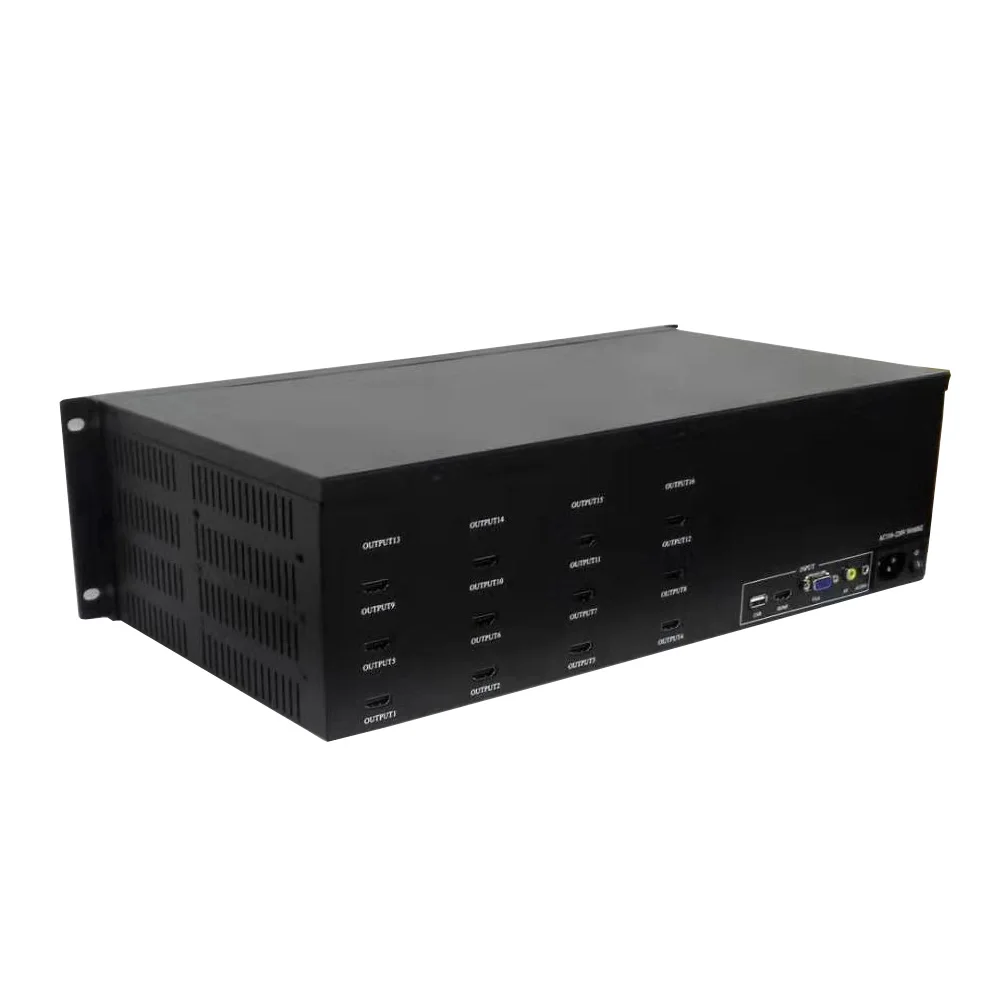 4k input and 4k output 16 port TV video wall controller 3x4/4x3/3x5/5x3/4x4 video wall controller