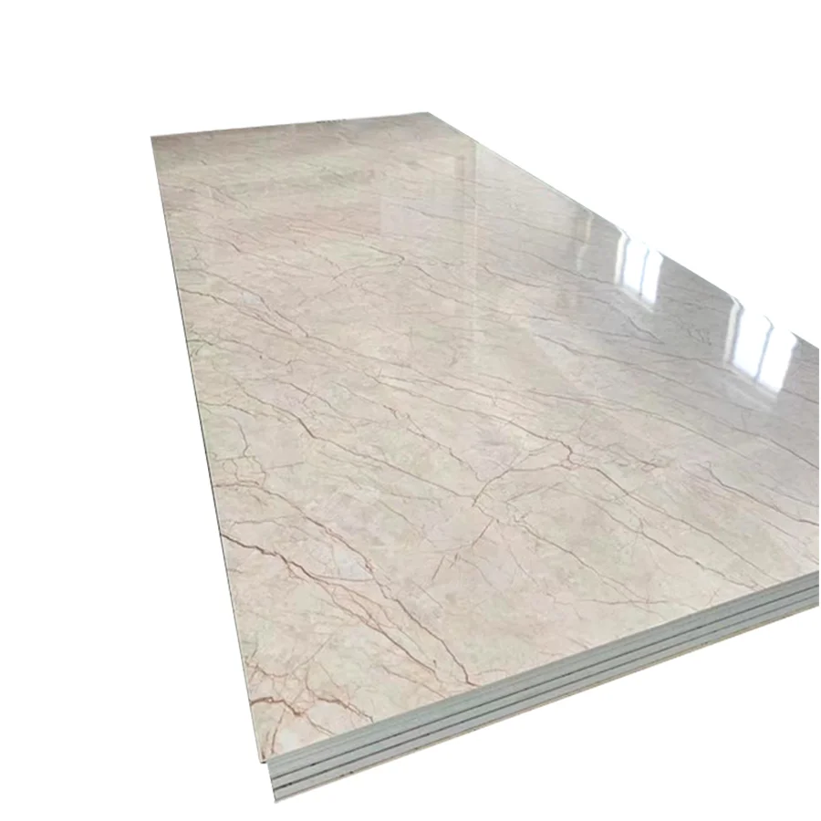 Modern Style Waterproof UV Marble Sheet Design Wall Decor Sheet wall paneling pvc marble sheet