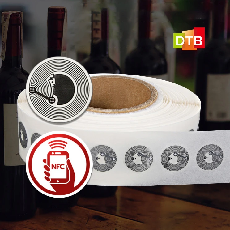 Free Sample 14443a 13.56mhz Rfid Smart Tag Ntag213/ntag215/ntag216 Chip Nfc Tag / Label / Sticker