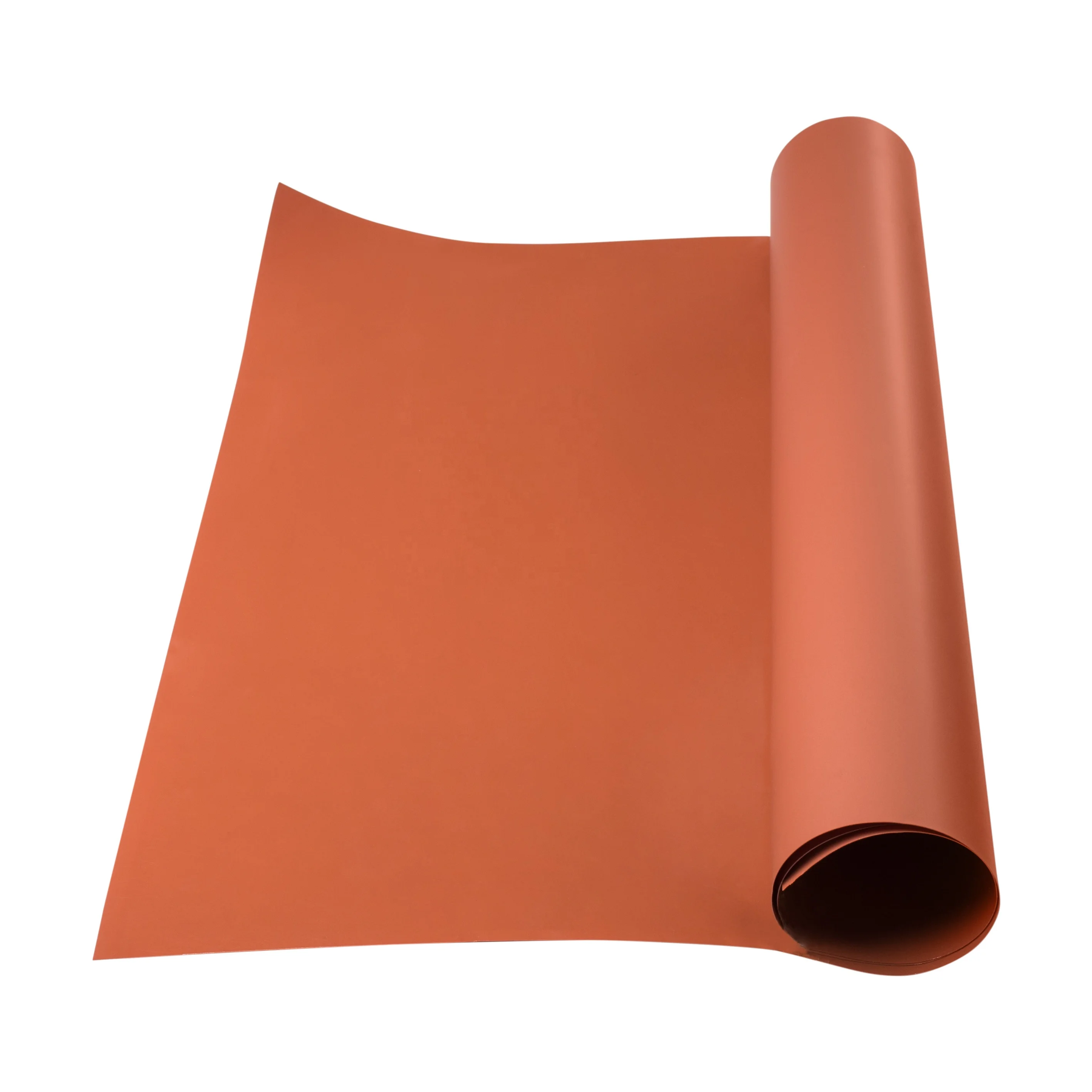 0.35mm Orange Anti-scratch Anti-fog Panel Furniture Decoration Materials Plastic PETG Sheet Film for Lampshade