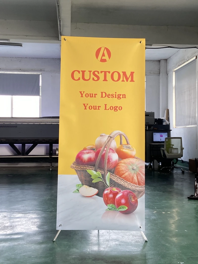 Wholesale Custom Logo Display Stand Banner Supplier Custom Picture Free Printing X Banner Stand For Advertising Promotion