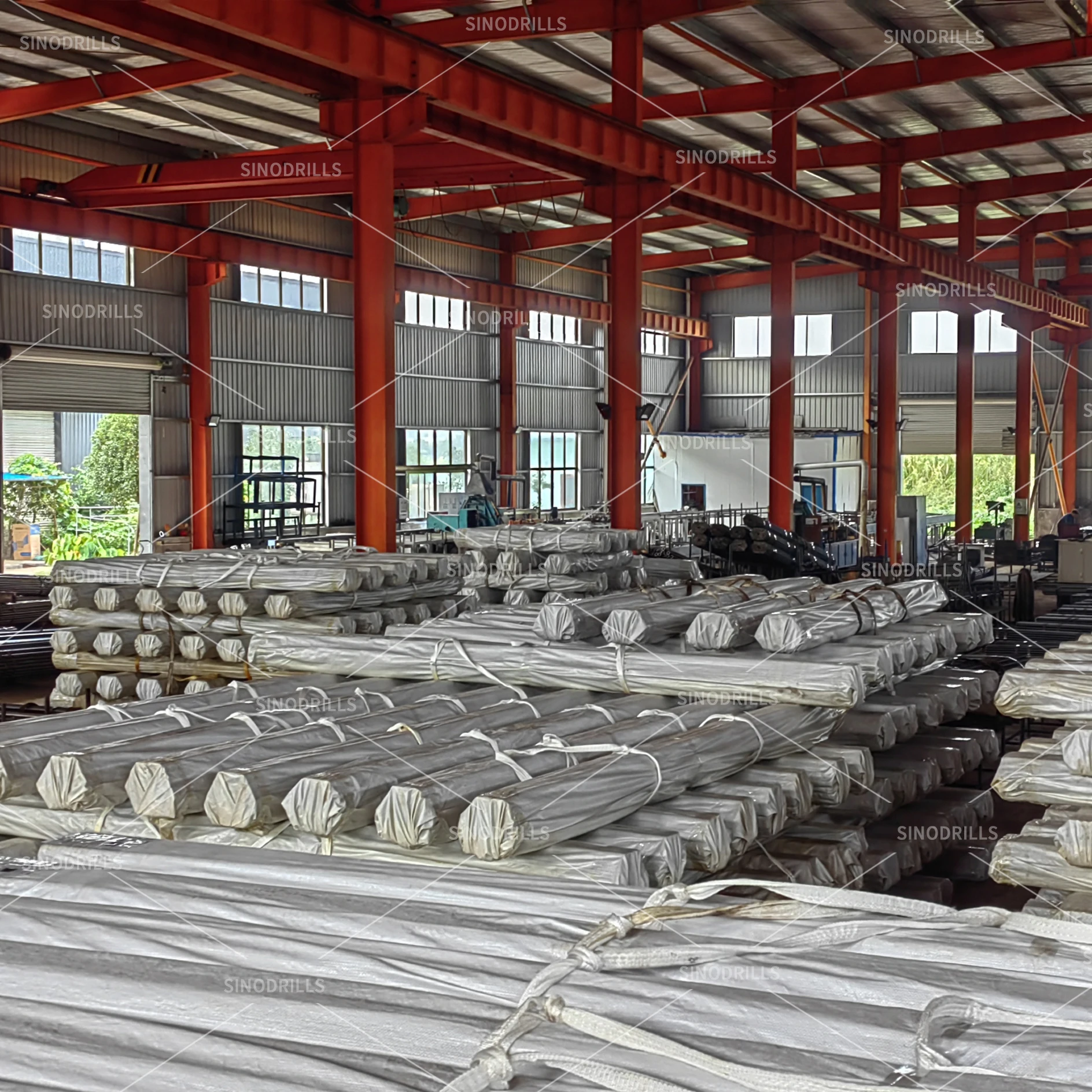 SINODRILLS Self Anchor Drilling Bar Tunnel Steel Hollow Anchor Bolt Expansion Shell Rock Bolt