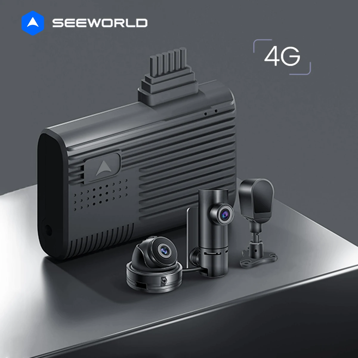 2024 SEEWORLD V6 AI Android Auto Fleet Accident Dataset GPS Tracking Dashcam For Car With 4 Cameras