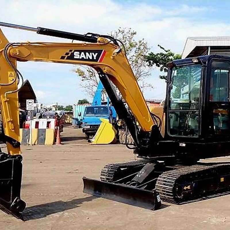 Sell new Sany 60Cpro small hydraulic excavator made in China, used excavator mini digger machine Sany 55 60Cpro