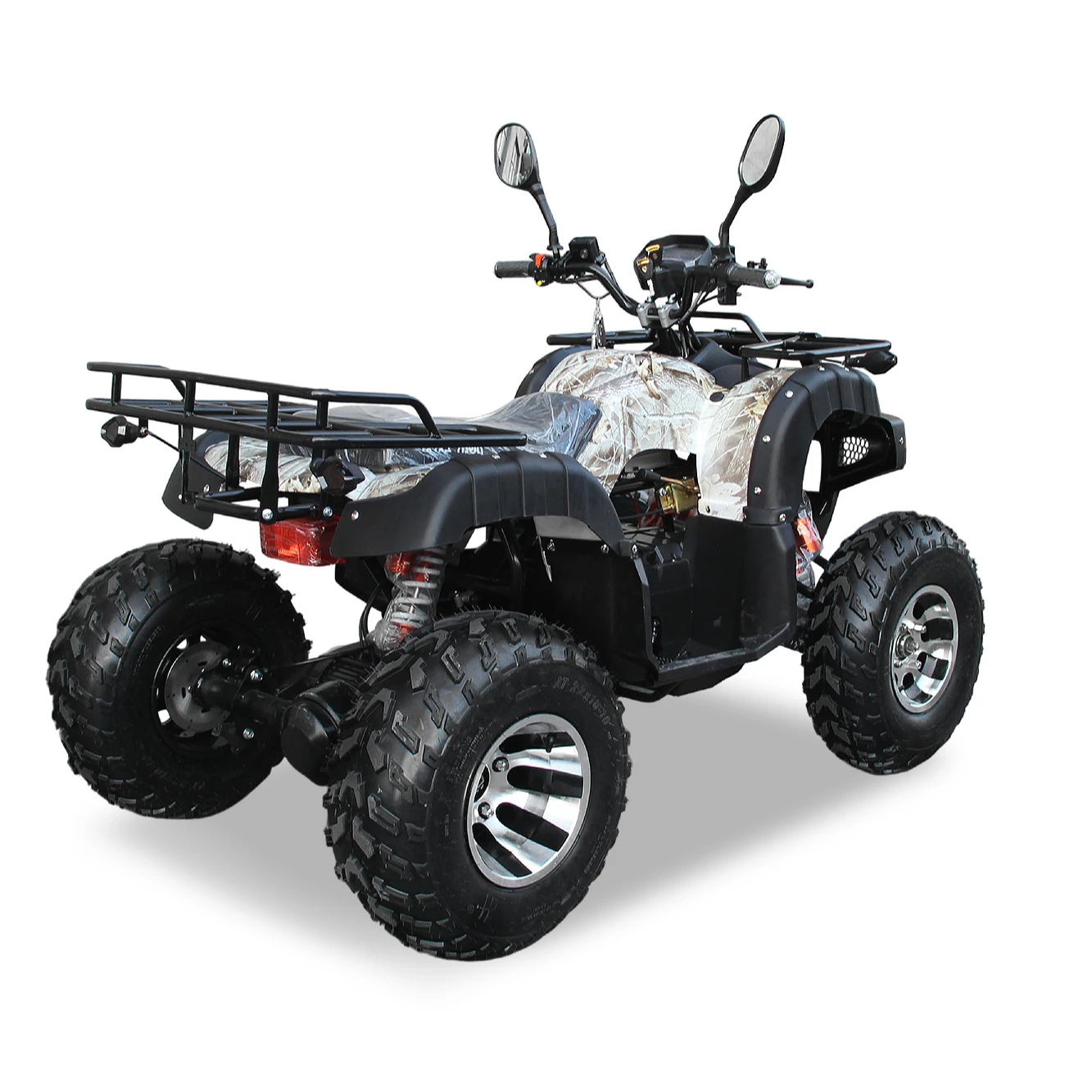 Hummer Cheap Chinese shaft drive atvs electric quads bike four wheelers for adults dune buggy 4000W 72V long range