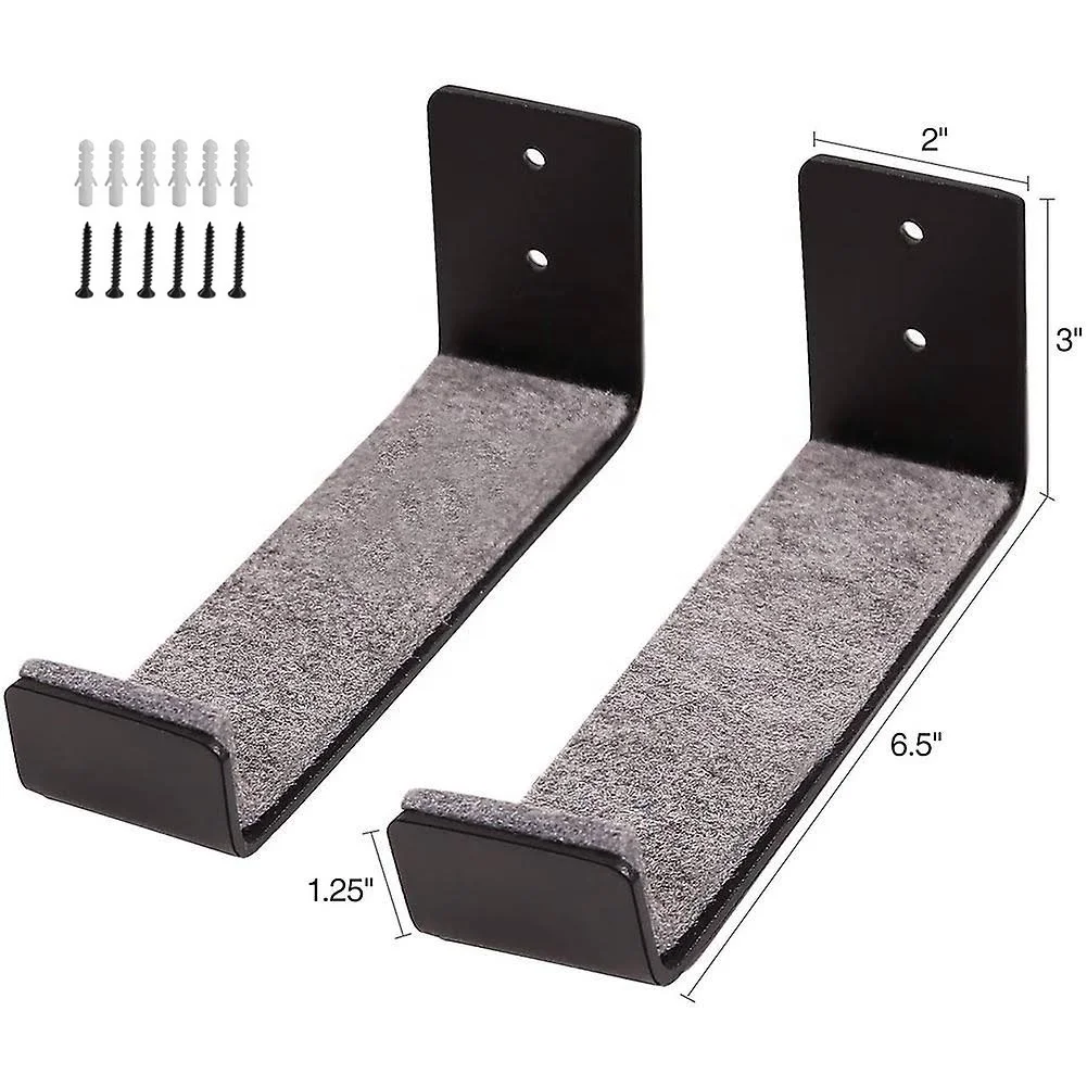 Wall-mounted Snowboard Indoor Skateboard Storage Metal Shelf Brackets, Home and Garage Surfboard Storage Rack