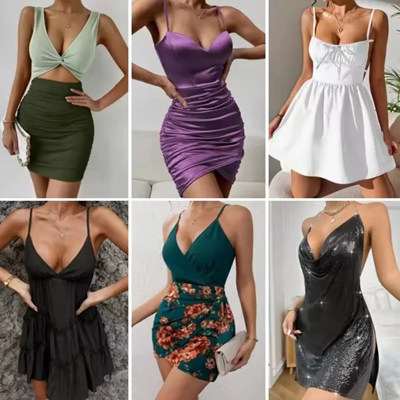 Wholesale Supplier Brand New Tops Mix Ropa Mujer Assorted Dress Bulk Bales Women Clothes Stock Clothing