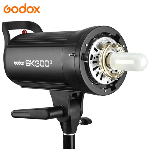 Godox SK300II 110V 220V Professional Studio Strobe Power 5600K 300WS GN58 Mini Studio Flash Light Lamp