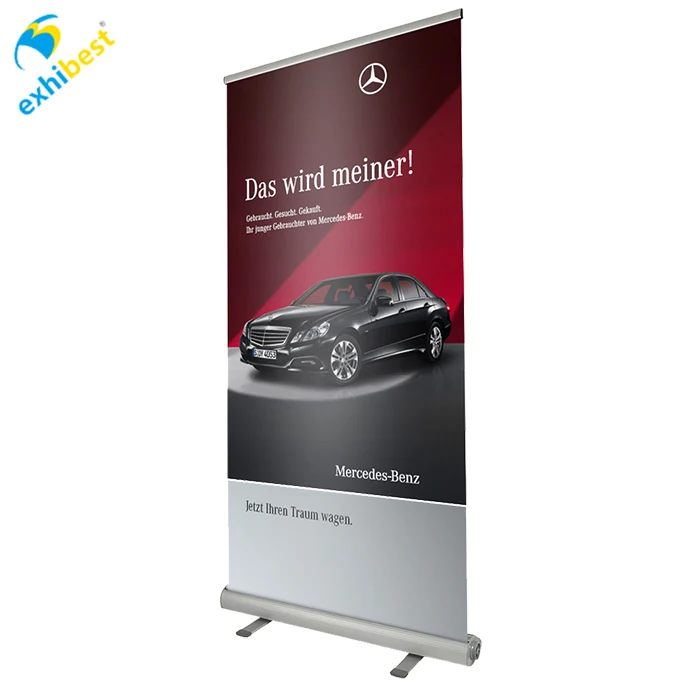 Full Aluminium Roll Up Banner Stand For Advertising Display/ Roller Banner Stand