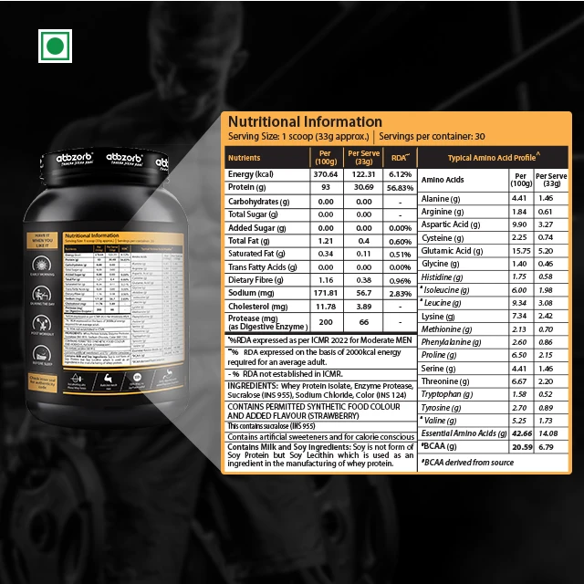 Низкоуглеводный белок с нулевым изолентом 95% неароматизированный 1 кг (30 порций) 31,3 г белка и ноль углеводов для продажи индийскими экспортерами