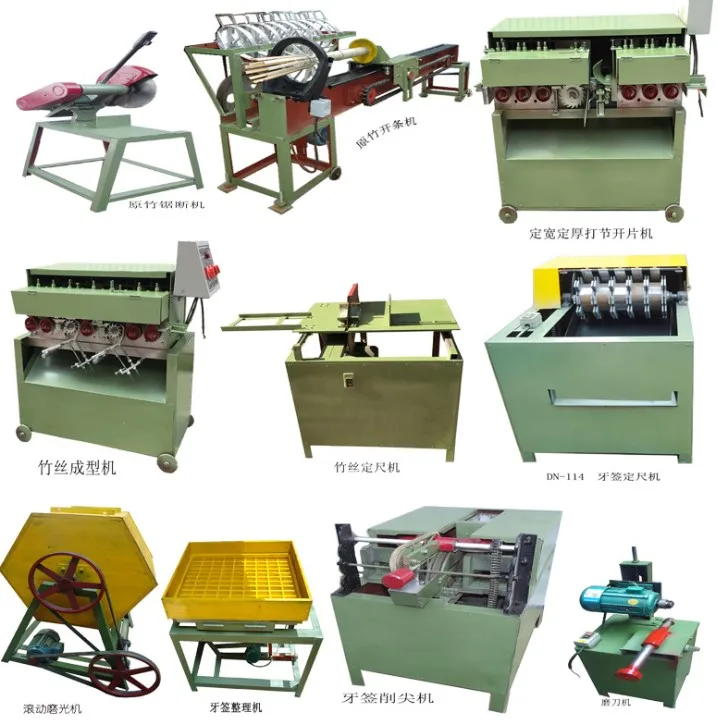 
Hot Sale Tooth Stick Manufacturing Making Production Line Price Automatic Bamboo Toothpick Making Machine 