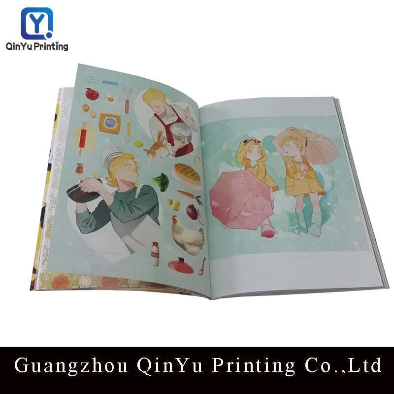 High Quality Wholesale Custom Anime Manga Comic Book Printing Service Anime Book Printing