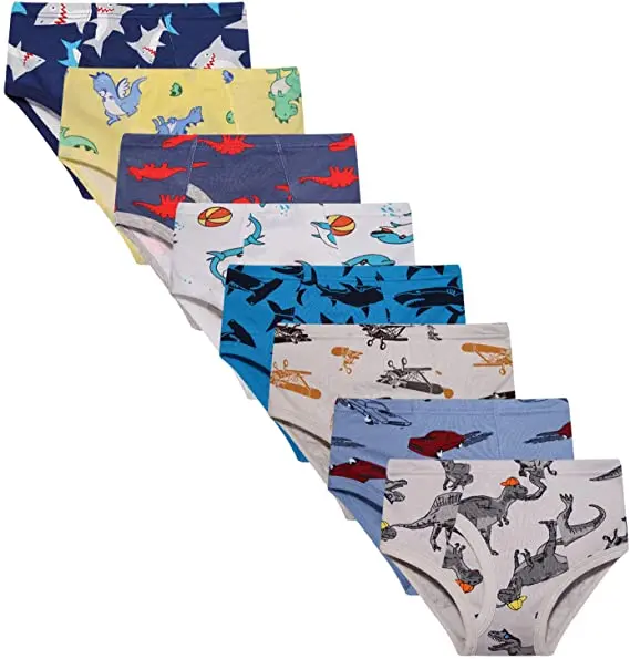 Customized Print Boys Slip Brief&Boxers Simple Style Boys Underwear