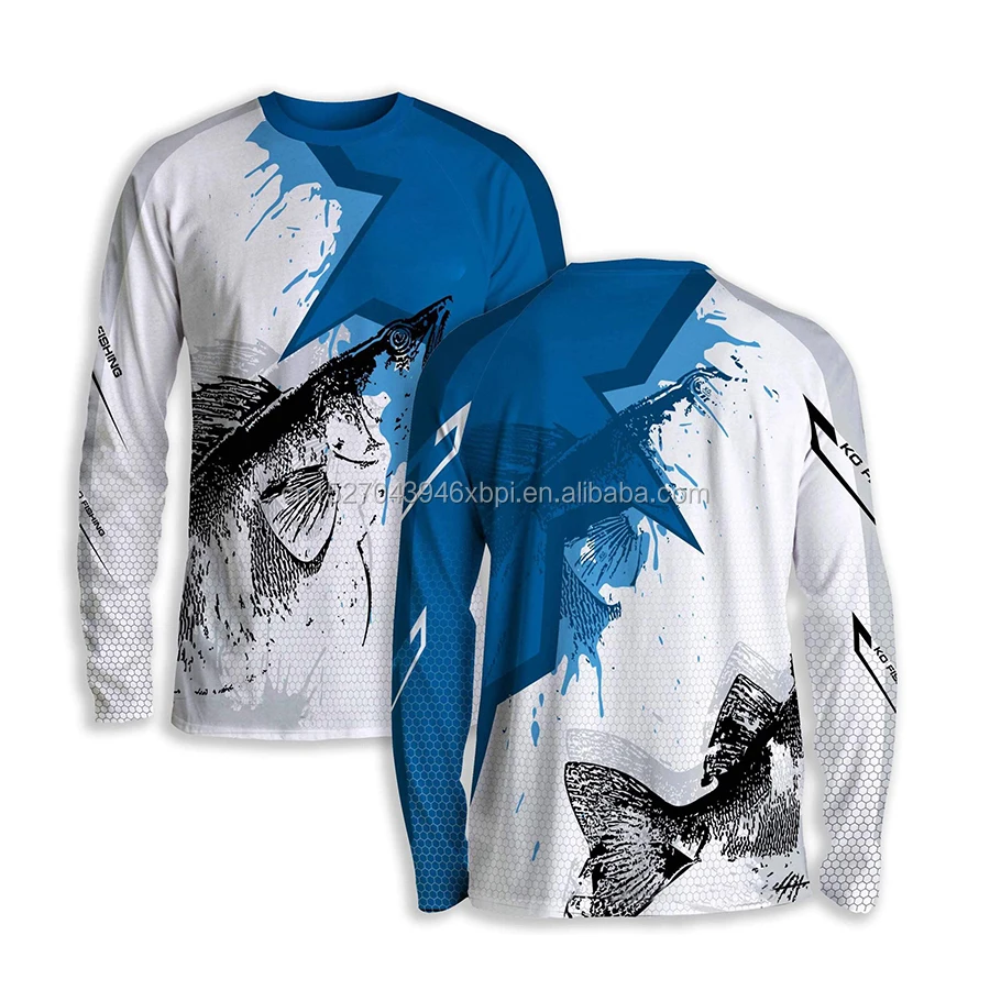 Best-selling performance dry fit fishing t shirts clothes Custom For Fishing