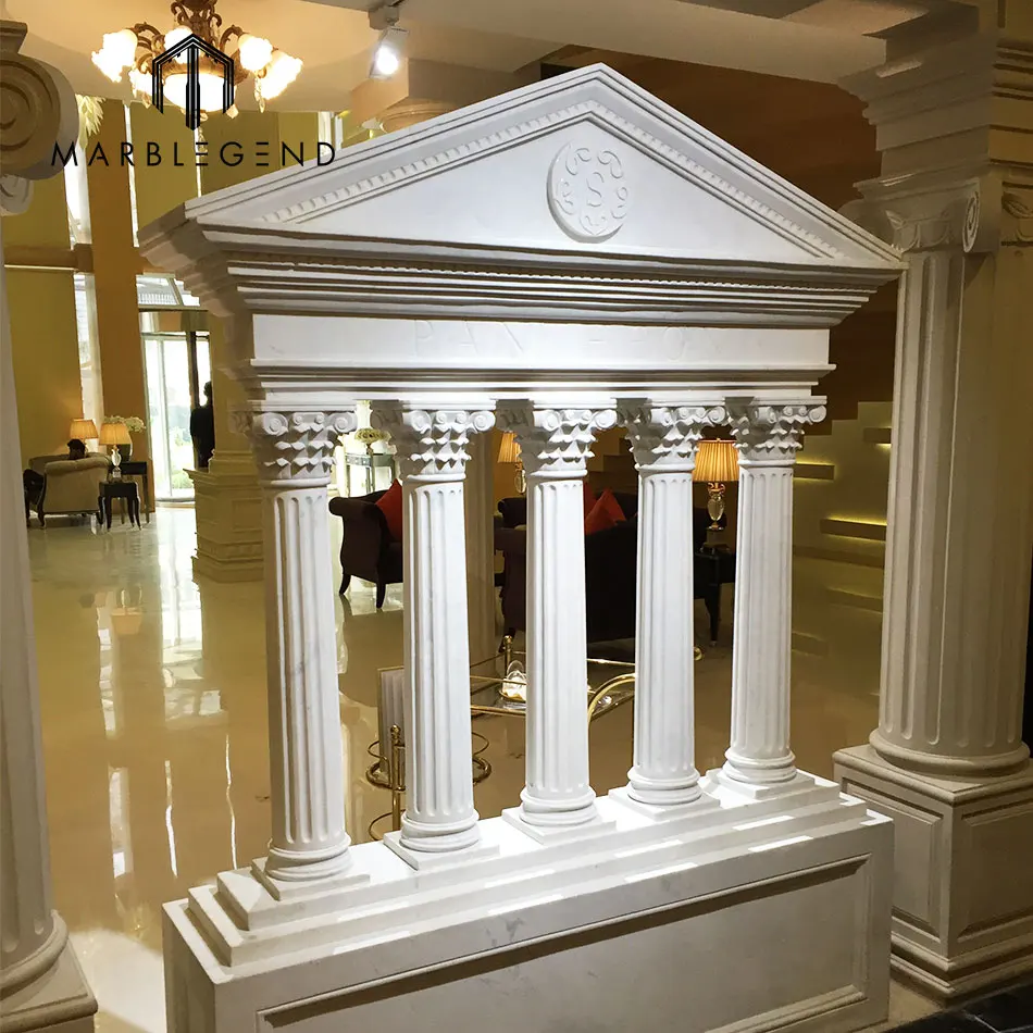 Classic Roman Architectural Pediments Door Stone Pediment