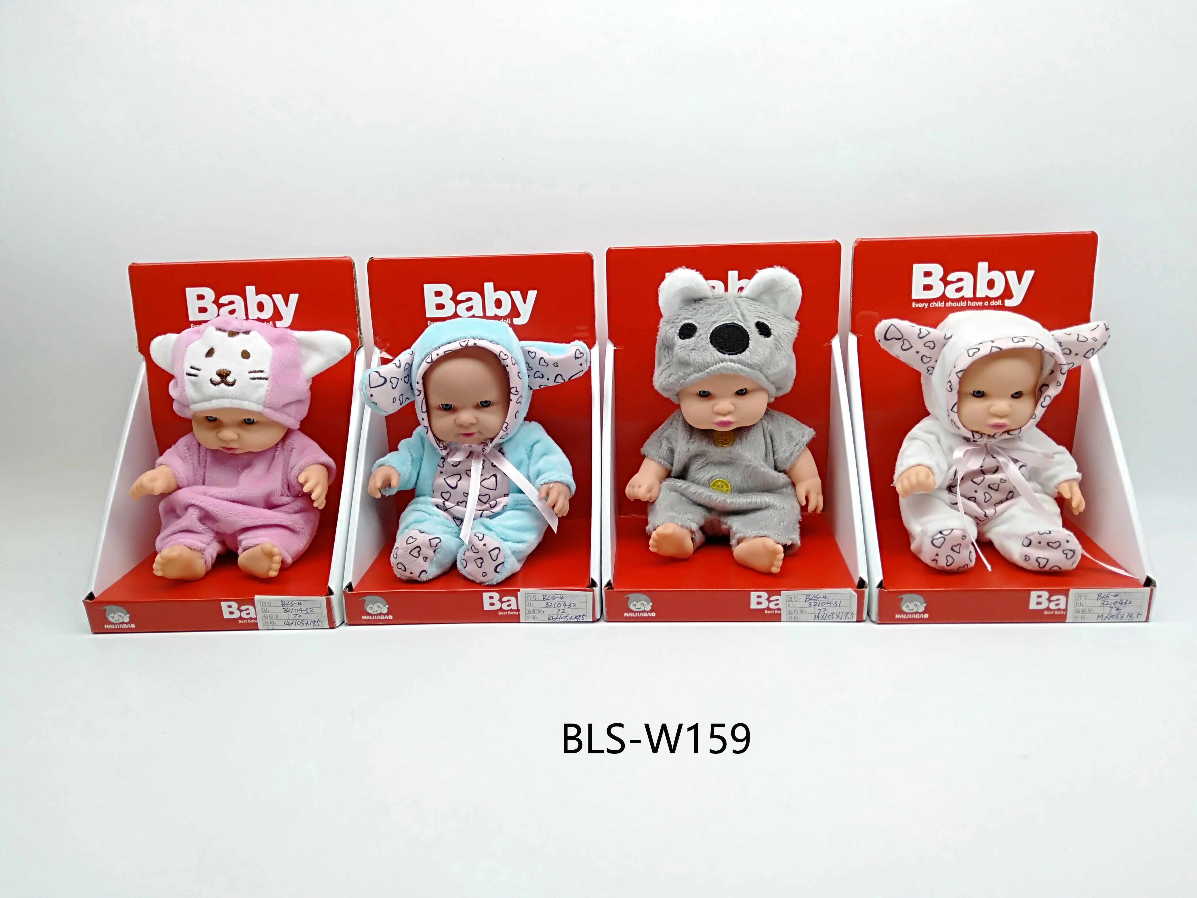Custom 10 Inch Vinyl Reborn Doll Lifelike Baby Doll for Kids Soft Mini Cartoon Toy Unisex for Girls and Boys
