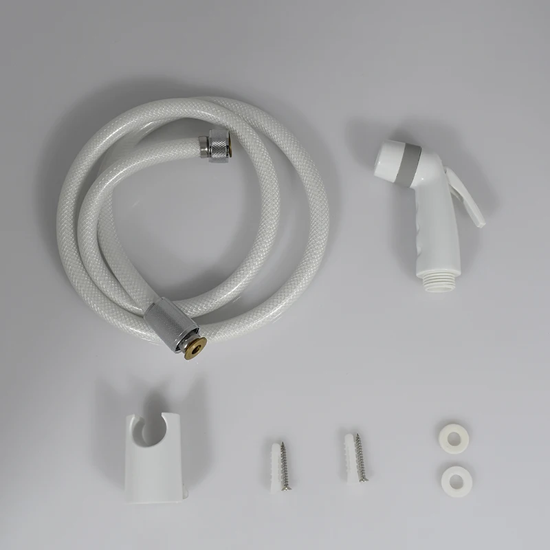 Ванная комната настенный душ со шлангом белый handhelt разбрызгиватель биде из АБС-пластика высокого давления маленький портативный для туалета