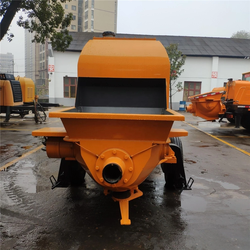 
low cost concrete trailer pump with great price 
