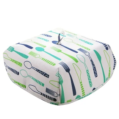 
Increase The Thickness Of The Aluminum Foil Food Insulation Cover Foldable Printed Table Cover Dustproof And Fly Mosquito 