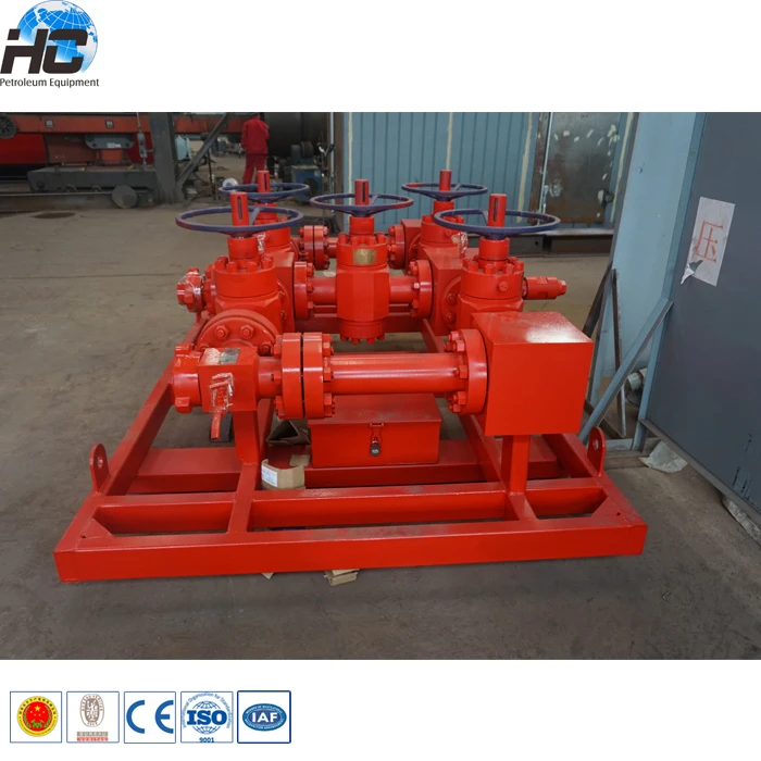 Контроль нефтяных скважин, API, противоскользящий Дроссельный коллектор/нефтяной коллектор/буровая установка, Дроссельный коллектор