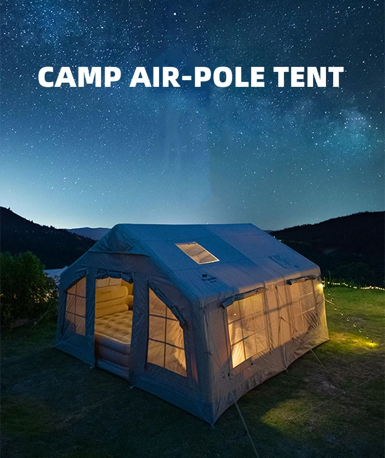 OT6301 Portable Large Party Tent House Black LED Light Inflatable Cube Party Nightclub Tent inflatable night club